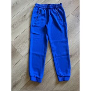 J. Crew Blue Jogger Pants Zipper Pockets Elastic‎ Waist Size 00